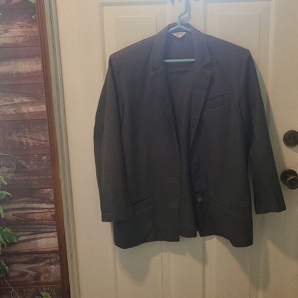 Ladies Censoring Large lightweight, unlined, Grey Suit Jacket - Picture 1 of 11